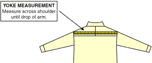 Becks Shirts - Measurement Body section